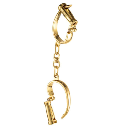 Металеві наручники для сексу, золотисті Lockink Love-Slave Handcuffs