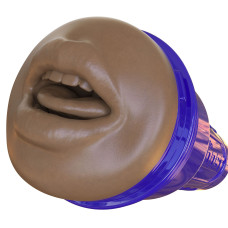 Мастурбатор-ротик з плаваючими кільцями Turbo Tech, темний Fleshlight Boost Blow Medium Dark Flesh