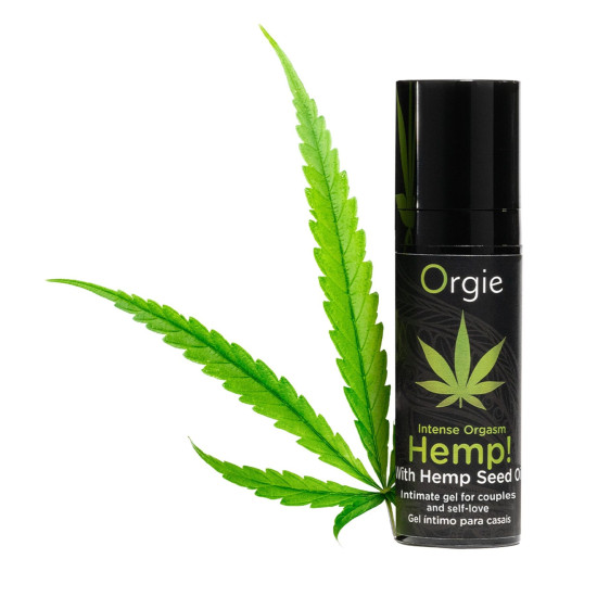 Вибрирующий гель для пар с эффектом холод-тепло Orgie Hemp! Intense Orgasm, 15 ml
