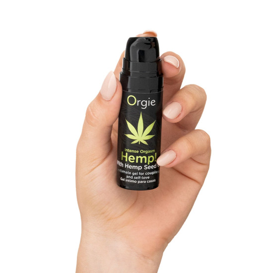 Вибрирующий гель для пар с эффектом холод-тепло Orgie Hemp! Intense Orgasm, 15 ml