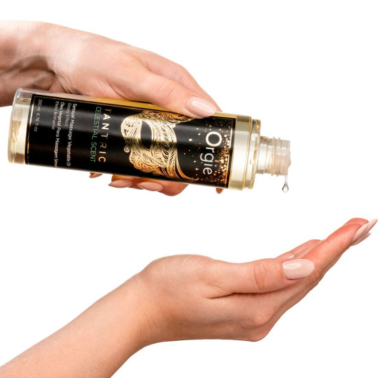 Увлажняющее массажное масло для тантрического массажа Orgie Tantric Celestial Scent, 200 ml