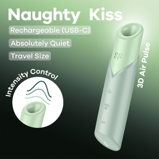Вакуумний кліторальний стимулятор Satisfyer Naughty Kiss