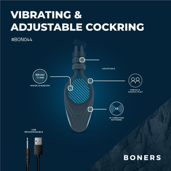 Регульоване ерекційне кільце Boners Adjustable Cockring