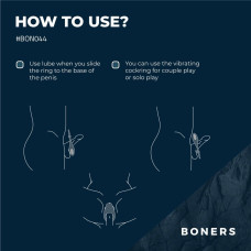 Регулируемое эрекционное кольцо Boners Adjustable Cockring