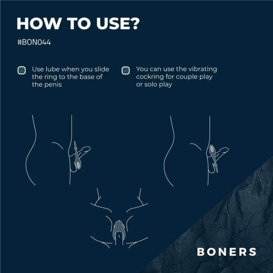 Регульоване ерекційне кільце Boners Adjustable Cockring
