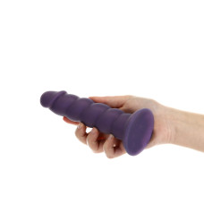 Фалоімітатор, довжина 18 см, віброкуля в подарунок, фіолетовий Fantasy By Addiction Unicorn Dildo Purple, 7 inch