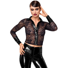 Мереживна блуза на ґудзиках Noir Handmade F377 Noirelle Lace Button-up Shirt, XL
