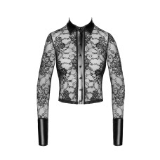Мереживна блуза на ґудзиках Noir Handmade F377 Noirelle Lace Button-up Shirt, XL