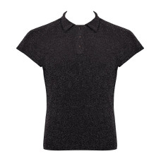 Мужское поло с полупрозрачными вставками Noir Handmade H082 Onyx veil polo, S