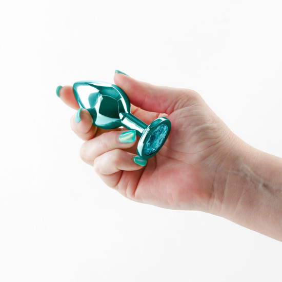 Анальная пробка, бирюзовая NS Novelties Rear Assets - Teal, M