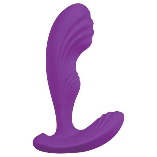 Вибромассажер простаты с рельефной головкой, 10 режимов, фиолетовый S Pleasures Premium Cozy Purple