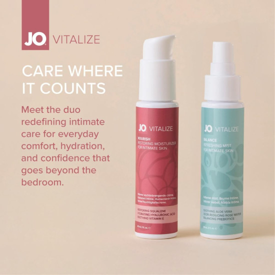 Освіжаючий інтимний спрей JO Vitalize Balance, 60 ml