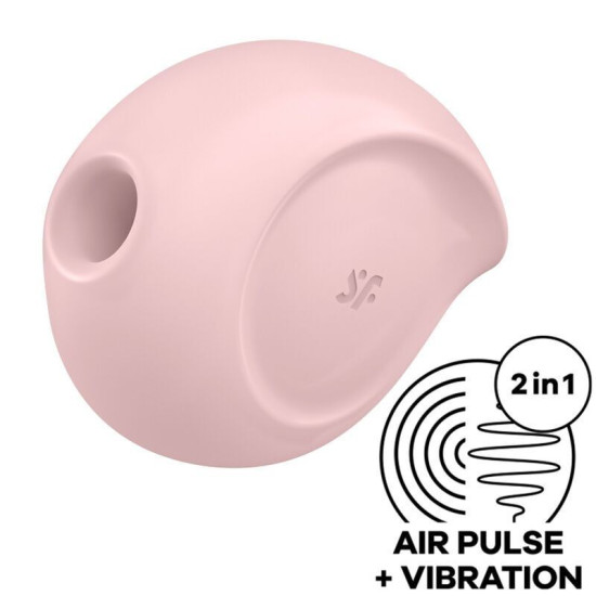 Вакуумный клиторальный стимулятор с вибрацией, розовый Satisfyer Sugar Rush Rose