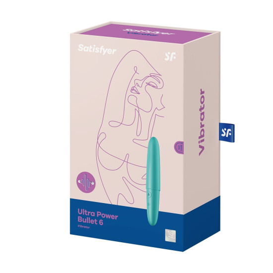 Мінівібратор, бірюзовий Satisfyer Ultra Power Bullet 6 Turquoise