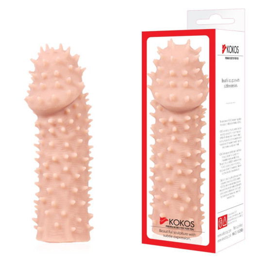 Потовщуюча насадка на член, стимуляція точки G Kokos Extreme Sleeve ES.07, S