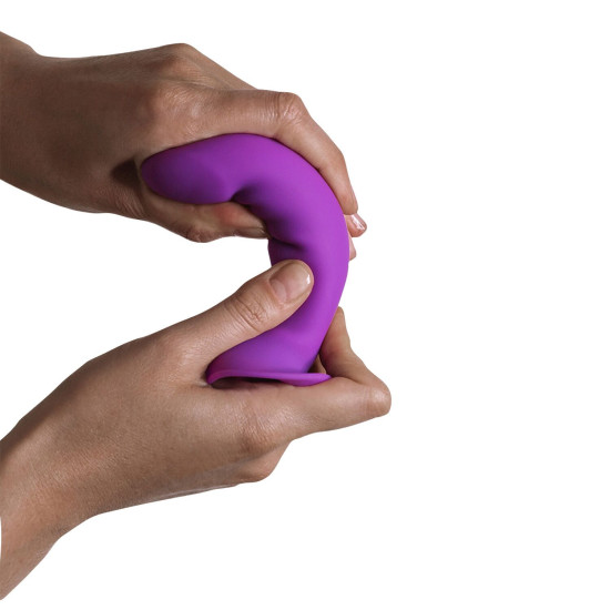 Дилдо, длина 12,7 см, фиолетовое Adrien Lastic Hitsens 6 - 5 Inch Purple