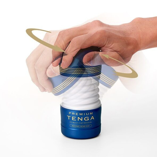 Мастурбатор с интенсивной стимуляцией головки Tenga Premium Rolling Head Cup
