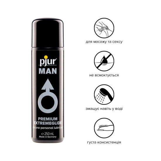 Густая силиконовая смазка для мужчин Pjur MAN Premium Extremeglide, 250 ml