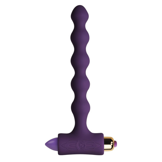 Анальный вибратор фиолетового цвета Rocks Off Petite Sensations Pearls Purple