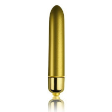 Вібропуля матова з оксамитовим покриттям Rocks Off RO-90mm Touch of Velvet Sunflower Summer