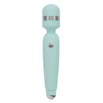 Розкішний вібромасажер у формі мікрофона з кристалом Swarovski, бірюзовий Pillow Talk Cheeky Teal