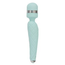 Розкішний вібромасажер у формі мікрофона з кристалом Swarovski, бірюзовий Pillow Talk Cheeky Teal