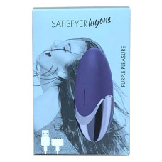 Вібратор фіолетового кольору потужний і водонепроникний Satisfyer Lay-On Purple Pleasure