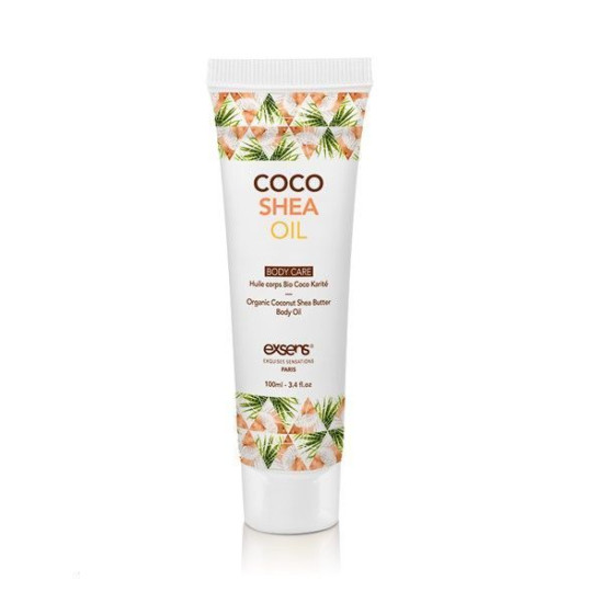 Органічна кокосова олія Каріте Ши для тіла Exsens Coco Shea Oil, 100 ml