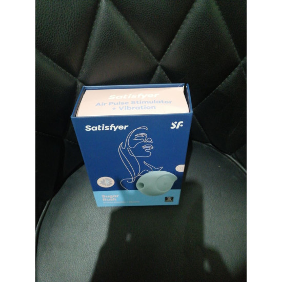 Вакуумний кліторальний стимулятор з вібрацією, синій Satisfyer Sugar Rush Blue (пом'ята упаковка)