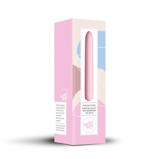 Мини-вибратор с 10 уровнями интенсивности, розовый SugarBoo Sugar Pink