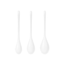 Набір йоні намистин, білий, діаметр 2-2,5-3 см, вага 22-46-74 г Satisfyer Yoni Power 1 White