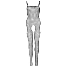 Бодістокінг із великої сітки з відкритим доступом, чорний Leg Avenue Suspender Bodystocking Black, One Size