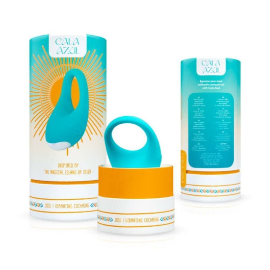 Эрекционное кольцо с вибрацией Cala Azul Jose Vibrating Cockring