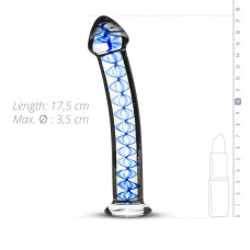 Скляне ділдо для точки G і простати Gildo Glass Dildo No. 4