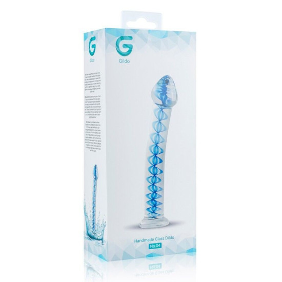 Скляне ділдо для точки G і простати Gildo Glass Dildo No. 4