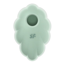 Вакуумний стимулятор з вібрацією, м'ятний Satisfyer Cloud Dancer Mint