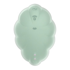 Вакуумний стимулятор з вібрацією, м'ятний Satisfyer Cloud Dancer Mint
