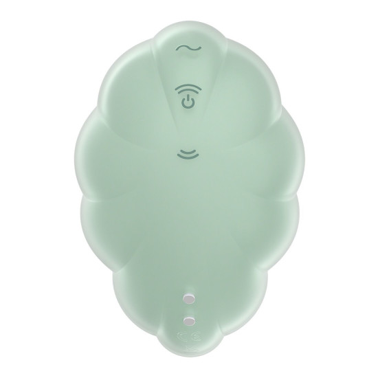 Вакуумный стимулятор с вибрацией, мятный Satisfyer Cloud Dancer Mint