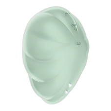Вакуумний стимулятор з вібрацією, м'ятний Satisfyer Cloud Dancer Mint