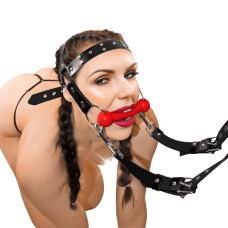 БДСМ кляп- упряжка Art of Sex BDSM Gag Harness Pony