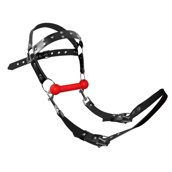 БДСМ кляп- упряжка Art of Sex BDSM Gag Harness Pony