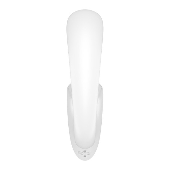 Вагінально-кліторальний вібратор, 2 мотори, білий Satisfyer G for Goddess 1 White