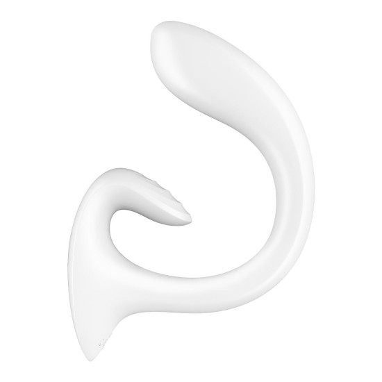 Вагінально-кліторальний вібратор, 2 мотори, білий Satisfyer G for Goddess 1 White