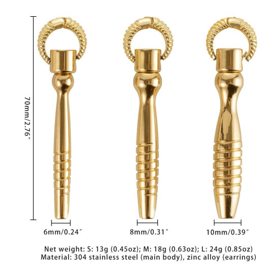 Набор уретральных стимуляторов Lockink Bad Boy Training Urethral Plugs Set