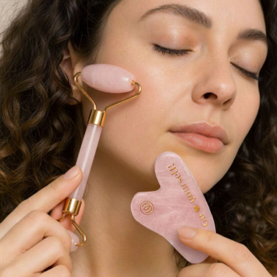 Набор массажеров гуаша Womanizer Gua Sha Set (роллер и скребок)