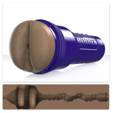 Мастурбатор-попка з плаваючими кільцями Turbo Tech, темний Fleshlight Boost Blast Female Medium Dark Flesh