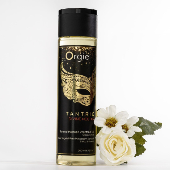 Увлажняющее массажное масло для тантрического массажа Orgie Tantric Divine Nectar, 200 ml