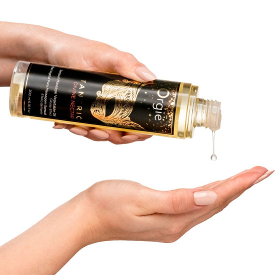 Увлажняющее массажное масло для тантрического массажа Orgie Tantric Divine Nectar, 200 ml