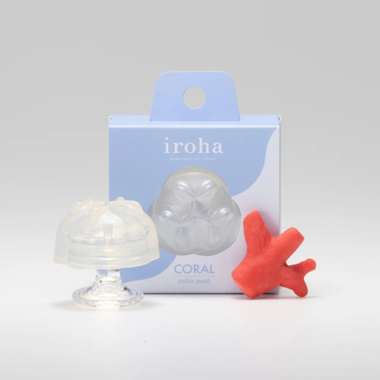 Силиконовый стимулятор эрогенных зон, коралловый IROHA Petit Coral