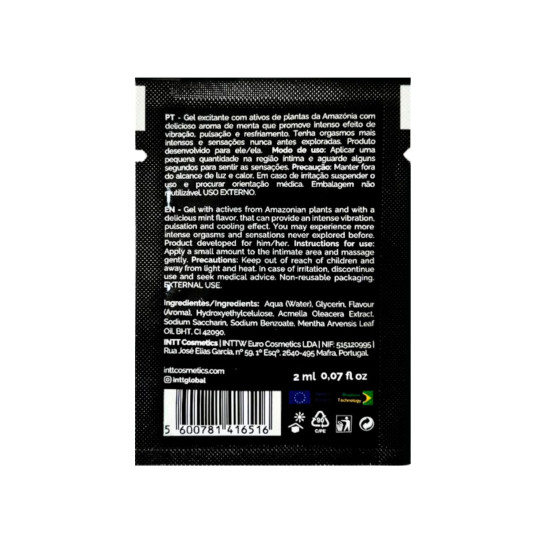 Пробник «рідкого вібратора», охолоджувальний Intt Vibration Ice, 2 ml